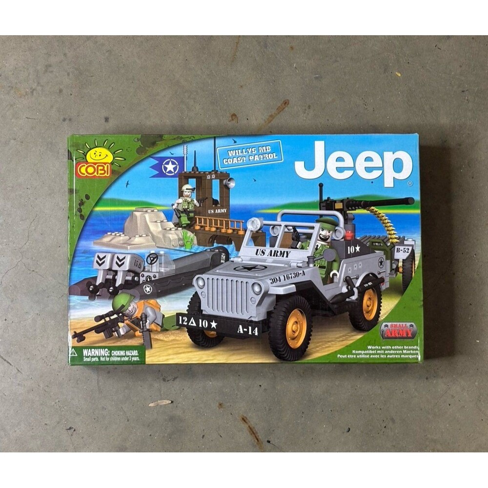 Brand New Sealed Cobi Jeep 24251 Willy MD Coast Patrol Building Set 2012